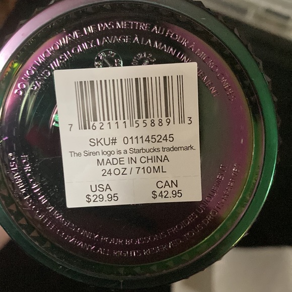 Starbucks new fall release oil slick chrome cup - Picture 6 of 6